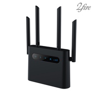 &lt;2fire&gt; 1/2/3 Advanced 4G LTE Router with Sim Card Slot Robust Firewall for Factory Office Street