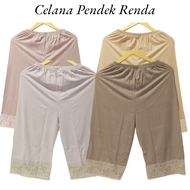 Celana Pendek Kulot Renda Inner Gamis Daleman Rok