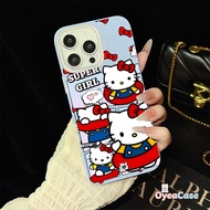 "Super Girl" IMD Glitter Case For Samsung Galaxy S25 S24 S23 S22 S21 Plus Ultra FE + A15 M15 F15 A14