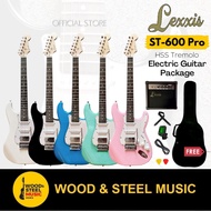 Lexxis ST-600 Pro HSS Tremolo Electric Guitar / Stratocaster Starter Pack / Package with Amplifier, bag, strap, tuner