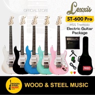 Lexxis ST-600 Pro HSS Tremolo Electric Guitar / Stratocaster Starter Pack / Package with Amplifier, 