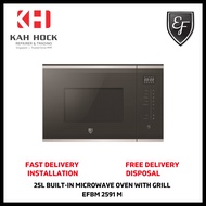 EF EFBM 2591 M 25L BUILT-IN MICROWAVE OVEN WITH GRILL - 2 YEARS MANUFACTURER WARRANTY + FREE DELIVERY