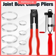 2Pcs CV Joint Boot Clamp Pliers Set Stainless Steel Car Banding Tools Kit with 8 CV Boot Clamps Prof