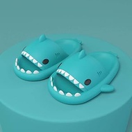 Shark funny home cute cartoon slippers men's non-slip slippers gym home shower bedroom soft pillow decompression massage sandals women