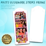 100pcs Photo Strip Photo Bookmark 2x6inches White C1S Paper 250gsm/300gsm