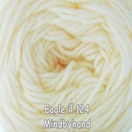 **ไหมพรมยอดนิยม**  ไหมพรมอีเกิ้ล  Eagle สีพื้น เส้น 4 ply    (10001)