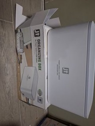 Jt organizing box for power cords＆usb cables 200cm 安全插座$100。samsung C&T 時鐘及充電器$100，samsung ITFIT 按摩頸