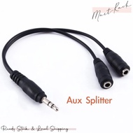 3.5mm Aux Cable Extension Splitter
