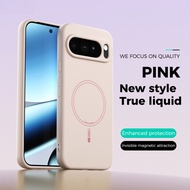 Case For Google Pixel 10 Pro XL 10 Pro Pixel 9A 9 Pro XL 9 Pro Luxury Liquid Silicone Magnetic Wirel