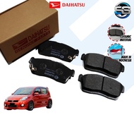 🚨 DAIHATSU 🚨 PERODUA MYVI 2005-2010 / TOYOTA BB 3SZ / DAIHATSU YRV FRONT BRAKE PAD 1 SET