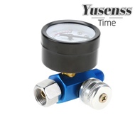 YUSENSS Spray Paint Tool Regulator​, ​1/4 Inch​ ​Adjustable​ Air Pressure Regulator​, ​G1/4 Thread ​