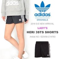 adidas Originals 愛迪達 三葉草 三條 黑白 運動短褲 熱褲 cy4763