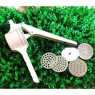 Khuôn ÉP BÚN - HỦ TIẾU. Dụng cụ nhà bếp làm BÁNH CANH LỌT, Chả cá thịt. Có 3 mặt tạo sợi lớn nhỏ. Ph