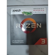 AMD Ryzen 3 3200G 3.6Ghz Up To 4.0Ghz Cache 4MB 65W AM4 - Second Normal Original
