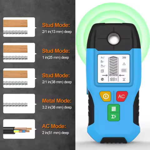 HW-100 Wall Stud Finder Sensor Wall Scanner LCD Electronic Detector Edge Center Wood Current Metal A
