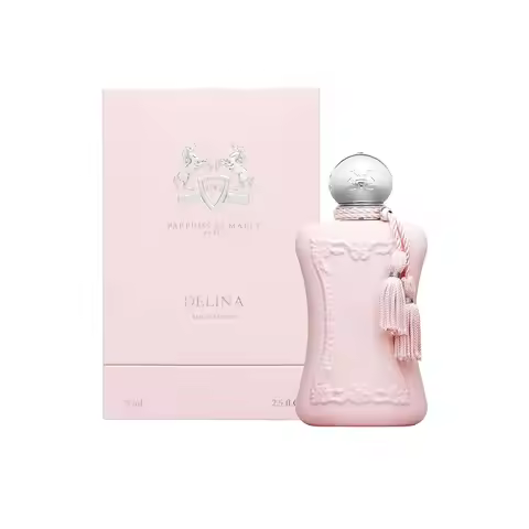 Parfums de Marly Delina Eau de Parfum Spray for Women – Romantic Floral Fruity Scent, Litchi, Rose &