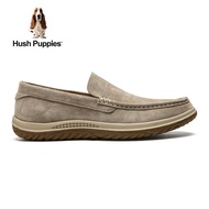 Hush Puppies_ รองเท้าผู้ชาย รุ่น Walker Men's Leather Casual Shoes HP 8HCF77516N - สีเทา รองเท้าหนังแท้ รองเท้าลำลอง รองเท้าแบบสวม -SAND
