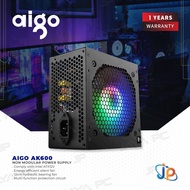 Darkflash Aigo AK600 Rainbow LED 600W PSU - Power Supply 600 Watt