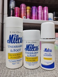 2-in-one Milcu Under Arm & Foot Roll on/Powder (80g/50ml/40g)