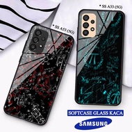 Softcase Glass Kaca SAMSUNG A33(5G) A53(5G) - Casing hp SAMSUNG A33(5G) A53(5G) [ S18 ].