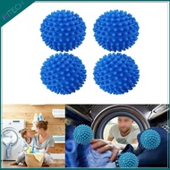 4pcs/SET Reusable Clothing Laundry Ball Tumble Eco Dryer Clothes Softener Washing Machine Balls Magic Decontamination Anti-Winding