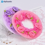 DIGIFOUNDER Women Girls Bun Cover Snood Hair Net Hair Nets Latin Ballet Dance Crochet Snoods Accesso