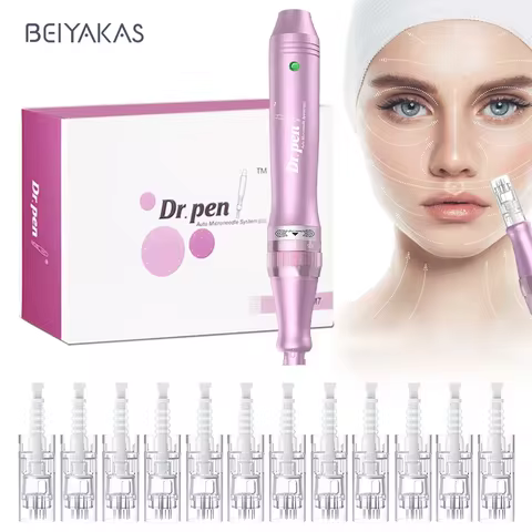 Dr.pen M7-W Microneedle Pen Wireless Skin Care Kit Skin Pen 0.25mm Needle Pen Skin Rejuvenation Mach