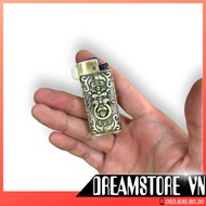 Vỏ Bật Lửa Cricket Mini - Đồng Thau