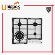 EF HB FG 4060 TN VSB 58CM Stainless Steel Gas Hob-PUB/EF/4 Burners/Kitchen Appliances/Cooking Hobs/Gas Stove