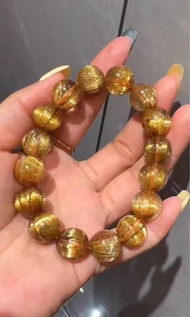 (五年老店🌟過百好評)天花板級 13mm金鈦晶 巨無霸 金鈦 板鈦 鈦金 黃髮晶 招財水晶 黃晶 旺財 超招正財 偏財 Gold Titanium Quartz, Attract Benefactor