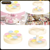 [qjypno49] Rotating Sushi Display Stand, Compact, Carousel Cupcake Holder, Autorotation Cupcake Stan