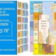 DSM-5-TR Index Tabs, 2022 Coded and Laminated DSM-V TR Tabs, , with Alignment Guide and Bookmark RS