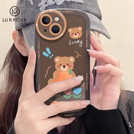 Phone Case OPPO Reno 8T 5G OPPO Reno 8Z 5 Reno 7Z 5G Reno6Z 5G Reno 8 5G Reno 7 5G Reno 6 5G Reno 5 5G 5Z 4F 2F 2Z Cute Orange Bear Pattern Silicone Phone Case