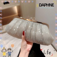 DAPHNE Evening Bag, Rhinestone Chain Shoulder Bags, Fashion Sparkling Purse Wedding Party