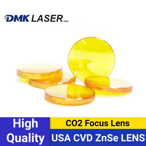 DMK Focus Lens USA CVD ZnSe DIA 12/15/18/19.05/20 FL38.1/50.8/63.5/76.2/101.6/127mm for CO2 Laser En