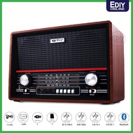 Classic Retro Antique Bluetooth USB Speaker Radio Klasik Mp3 Android IOS Player Pu Xing Phison PPR-8