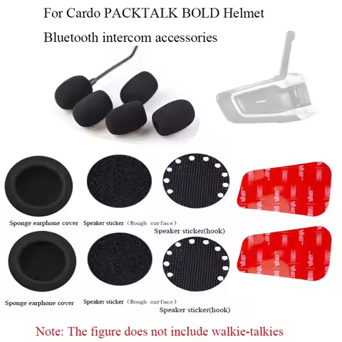For Cardo PACKTALK BOLD motorcycle helmet Bluetooth intercom accessories