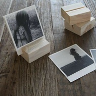 Wooden photo stand decorative photo stand wooden display
