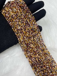 Natural stone bead 2.0-2.8 MM facited bead. All natural stones beads ลูกปัดหินธรรมชาติ 2.0-2.8 MM ลู