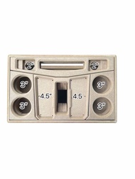 ตู้งานดิบรุ่น410 (ซัพ4.5“2ดอก กลาง3”แหลมทวิตเตอร์2“)พอทลมหน้า ไม้mdfหนา12mm.