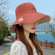 Topi pantai perempuan kebun lebar besar murah sun beach gardening hat women wide ready stock