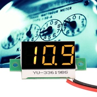 5pcs Mini LED Digital Tube Voltmeter DC 2.4V 30V 0.36 Inch Two Wire Voltage Tester 5 Colors