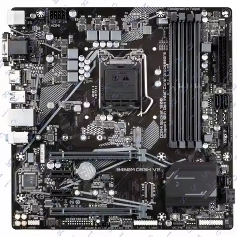 H FOR GIGABYTE B460M DS3H V2 Motherboard H470 LGA1200 4*DDR4 M-ATX DVI M.2 VGA