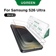 【Samsung S26 Ultra】UGREEN Screen Protector Edge-to-Edge HD Clear Tempered Glass with Frame Aligner f