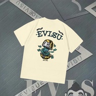 T-shirt Evisu/T-shirt Evisu T-shirt lelaki dan wanita T-shirt bercetak T-shirt bergaya T-shirt longg