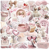 50Pcs Pink Guka Stickers, Vinyl Fashion Aesthetic Self-Adhesive Graffiti Stickers Decals Suitable Fo