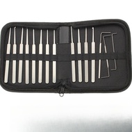 12Pcs Lock Picks Tools Set Lock Opener Locksmith Tools Various Transparent Locks Combination, Locksm