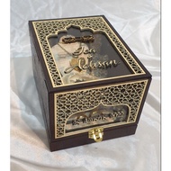 ANZ5 ANZ5 ringbox jewelry box rustic lasercutting