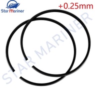 12140-94400-025 Piston Ring Set Diameter 79.25MM For Suzuki Outboard Motor 2T DT35 DT40 Boat Engine 