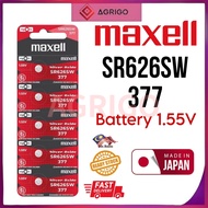 Maxell SR626SW 377 CR2025 CR2032 Silver Oxide Battery 1.55V JAPAN
